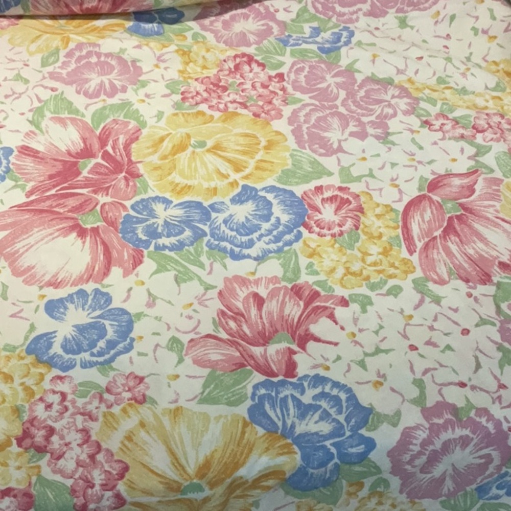 Westpoint Stevens twin sheet set. Vintage 1990s USA